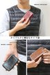 画像9: カードケース　二つ折り財布 ラウンドファスナー レザーウォレット イタリアンレザー 革財布 本革 レザー ラウンドジッパー ウォレット ハンドメイド 牛革 レディース おしゃれ スリム ショート　パスケース 男性 女性 メンズ ファスナー 赤 黒 カード収納 大容量 (9)
