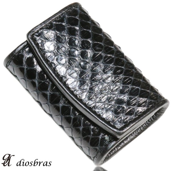 画像4: コインケース　小銭入れ　極小　パイソン革　ヘビ革　蛇革　コインケース　小銭入れ　ソフトレザー コンパクト　本革 牛革 box型小銭入れ プレゼントにも人気【diosbras-ディオブラス-】【メール便・ネコポス無料対象】