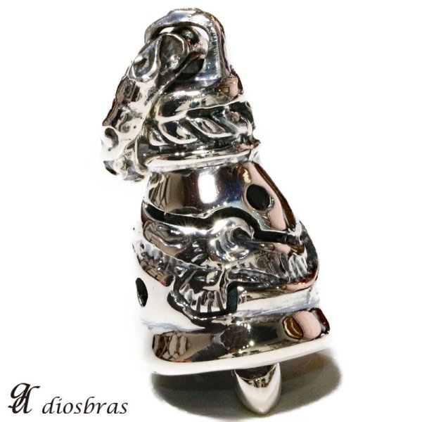 画像5: イーグル　フェザー　シルバー925 鈴　ベル ペンダント 羽根　ガーディアンベル