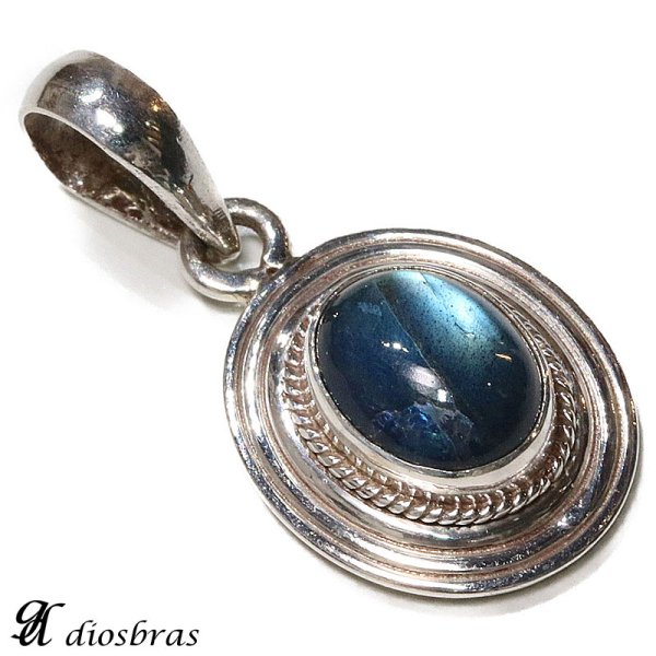 画像7: ペンダント　ターコイズ　トルコ石　ブラックスター　ダイオプサイト　ムーンストーン　ラブラドライト オーバル トップ