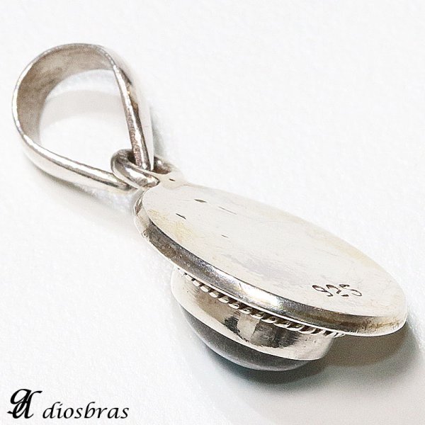 画像9: ペンダント　ターコイズ　トルコ石　ブラックスター　ダイオプサイト　ムーンストーン　ラブラドライト オーバル トップ