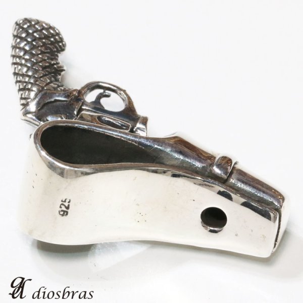 画像4: ガン　ガンホルダー　銃ホルダー　シルバー925　ペンダント/ペンダント トップ シルバー 925/ネックレス/ ネックレス メンズ レディース【メール便限定送料無料！！】