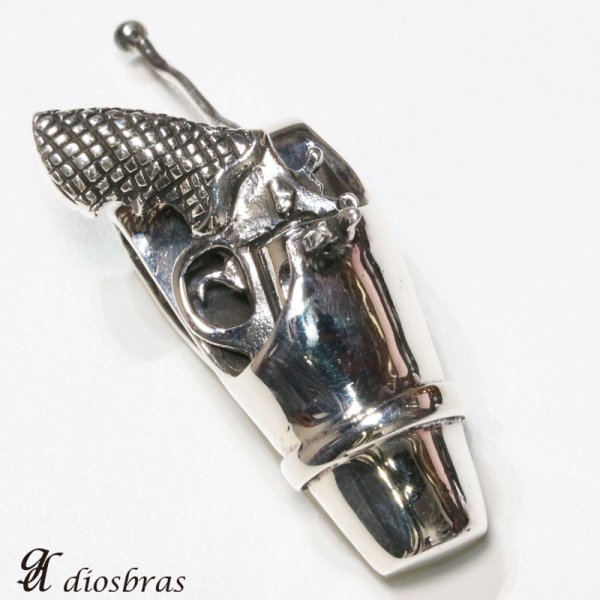 画像5: ガン　ガンホルダー　銃ホルダー　シルバー925　ペンダント/ペンダント トップ シルバー 925/ネックレス/ ネックレス メンズ レディース【メール便限定送料無料！！】