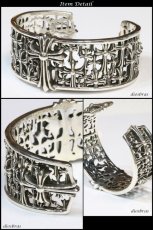 画像3: 【シルバーバングル】シルバーアクセサリー　セメタリークロス　十字架　ジルコニア　ブレスレット　シルバーアクセサリー メンズ シルバーバングル ブレスレット シルバー925 メンズアクセサリー 太陽神　プレゼントに人気 送料無料【diosbras-ディオブラス-】 (3)
