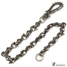 画像3: 【シルバーウォレットチェーン】【シルバーアクセサリー】クロス　十字架　馬蹄　ホースシュー　シルバーアクセサリー メンズ ウォレットチェーン ピューター製 真鍮 メンズアクセサリー アラベスク　プレゼントに人気 送料無料【diosbras-ディオブラス-】 (3)