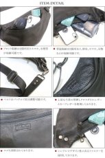 画像4: ボディバッグ 本革 ワンショルダーバッグ 革 メンズ ハンドメイド レザー | ボディーバッグ レザーバッグ ショルダーバッグ 牛革 ショルダーバック ショルダー ギフト　誕生日プレゼント バッグ ボディバック 大容量 ペットボトル ワンショルダー 型押しクロコダイル (4)