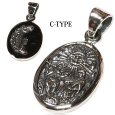 画像7: 【クロス　ペンダント トップ】クロス キリスト ペンダント≪トップのみ≫ アラベスク　唐草　シルバーネックレス トップ メンズ ロザリオ [シルバーペンダント] クリスマス プレゼント　クリスチャン　≪メール便送料無料!!≫ (7)