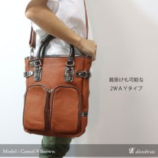画像5: 革 トートバッグ ビジネスバッグ レザー 牛革 トートバッグ メンズ ショルダーバック 本革 ブリーフケース バッグ 本革 鞄 男性 ギフト 旅行 通勤 小銭入れ A4ファイル A4サイズ 軽量 軽い 大容量 レディース　最高級カーフスキン プレゼントに大人気ＰＵレザーにはない質感 (5)