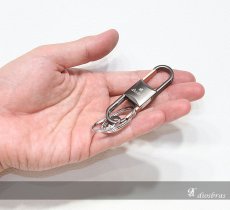 画像7: カラビナキーホルダー　ダブルクリップ　Wクリップ Wリング型キーホルダー キーホールディングス車 家 鍵 キーチェーン プレゼント 【メール便送料無料】 (7)