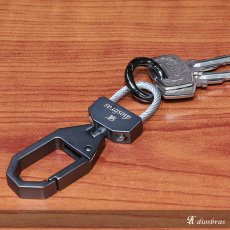 画像4: カラビナキーホルダー ステンレスワイヤー　クリップ　クリップ リング型キーホルダー キーホールディングス車 家 鍵 キーチェーン プレゼント 【メール便送料無料】 (4)