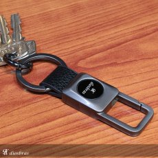 画像8: カラビナキーホルダー ステンレスワイヤー　クリップ　クリップ リング型キーホルダー キーホールディングス車 家 鍵 キーチェーン プレゼント 【メール便送料無料】 (8)