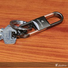 画像6: カラビナキーホルダー　ダブルクリップ　Wクリップ Wリング型キーホルダー キーホールディングス車 家 鍵 キーチェーン プレゼント 【メール便送料無料】 (6)