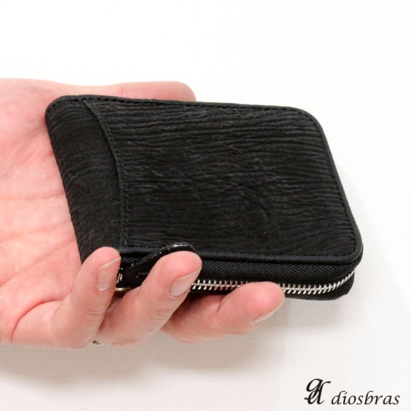 画像9: ミニ財布 ラウンドファスナー小銭入れ　コインケース メンズ レディース 本革 シャークスキン サメ革 カードケース 名刺入れ コインケース ショート シンプル ウォレット ラウンド ジッパー 財布 レザーウォレット 牛革 紳士 婦人 プレゼント 鮫革