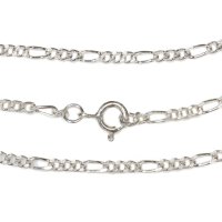 【シルバーチェーン】シルバーフィガロチェーン 幅1,6mm 40cm 45cm 50cm ネックレス チェーン シルバー925 SILVER Necklace chain 銀 鎖 首飾り フィガロ【メール便無料】【ギフトOK】 シルバー925チェーン シルバーネックレスチェーン