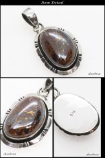 画像2: 【diosbras-ディオブラス-】一点物ボルダー　　オパール　中サイズ　ペンダント　ネックレス　ＯＰＡＬ　オーストラリア原産　原石カット【メール便送料無料】 (2)