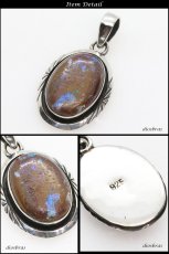 画像2: 【diosbras-ディオブラス-】一点物ボルダー　　オパール　中サイズ　ペンダント　ネックレス　ＯＰＡＬ　オーストラリア原産　原石カット【メール便送料無料】 (2)