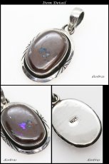 画像2: 【diosbras-ディオブラス-】一点物ボルダー　　オパール　中サイズ　ペンダント　ネックレス　ＯＰＡＬ　オーストラリア原産　原石カット【メール便送料無料】 (2)