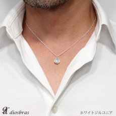 画像2: ジルコニア【ベツレヘム　スター　星　ペンダント トップ】スター ローマ数字　アトラス　スターカット シルバー925/ネックレス ネックレス メンズ レディース ホワイトジルコニア　ブラックジルコニア≪メール便なら送料無料!!≫ (2)