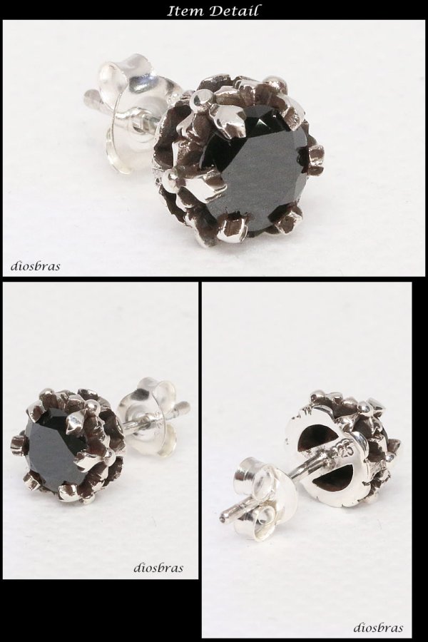 画像2: ピアス　クロス ジルコニア　十字架　シルバー９２５　ピアス メンズ レディース ピアス イヤリング アクセサリーシルバー９２５　片方ピアス メンズ レディース メール便無料