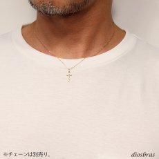 画像4: クロス キリスト クリスチャン マリア ペンダント k18 シンプル ゴールド 単品 トップのみ 18k メンズ レディース クロスペンダント 18金 十字架 ペンダントトップ ネックレス (4)