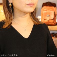 画像2: クロス キリスト クリスチャン マリア ペンダント k18 シンプル ゴールド 単品 トップのみ 18k メンズ レディース クロスペンダント 18金 十字架 ペンダントトップ ネックレス (2)