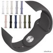 画像1: アップルウォッチ バンド　シリコン スポーツ ラバーバンド apple watch バンド アップルウォッチバンド 38mm 42mm 41mm 40mm 44mm 45mm アップルウォッチ7 アップルウォッチ6 アップルウォッチSE おしゃれ かわいい レディース apple watch バンド レディース くすみカラー (1)