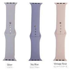 画像3: アップルウォッチ バンド　シリコン スポーツ ラバーバンド apple watch バンド アップルウォッチバンド 38mm 42mm 41mm 40mm 44mm 45mm アップルウォッチ7 アップルウォッチ6 アップルウォッチSE おしゃれ かわいい レディース apple watch バンド レディース くすみカラー (3)