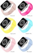 画像4: アップルウォッチ バンド　シリコン スポーツ ラバーバンド apple watch バンド アップルウォッチバンド 38mm 42mm 41mm 40mm 44mm 45mm アップルウォッチ7 アップルウォッチ6 アップルウォッチSE おしゃれ かわいい レディース apple watch バンド レディース くすみカラー