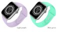 画像6: アップルウォッチ バンド　シリコン スポーツ ラバーバンド apple watch バンド アップルウォッチバンド 38mm 42mm 41mm 40mm 44mm 45mm アップルウォッチ7 アップルウォッチ6 アップルウォッチSE おしゃれ かわいい レディース apple watch バンド レディース くすみカラー