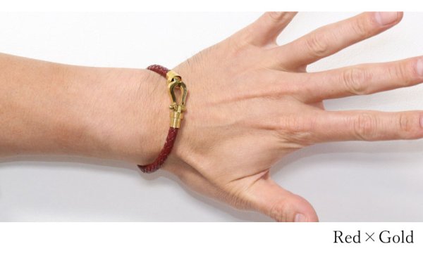 画像15: 馬蹄　ホースシュー　シンプル レザー ブレスレット ツイン レザーブレスレット 本革 レザー メンズ レディース 革 ラップブレスレット ペアブレスレット ペア ブレスレット バックル　ステンレス　金属アレルギー　≪メール便送料無料≫