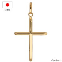 日本製 マリア　クロス　十字架  ペンダント k18　トップのみ　ペンダント単品　コイン　シンプル ゴールド ペンダント 18k メンズ レディース クロスペンダント 18金 チャーム クロス　ペンダント トップ /ネックレス