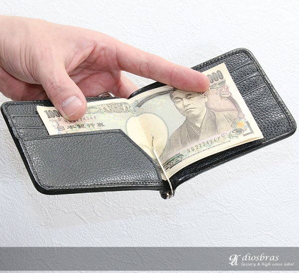 画像6: メンズ二つ折り マネークリップウォレット レザーウォレット 本革 ブラック パイソン スネーク 黒蛇 蛇革 シンプル スリム  カードケース 小銭入れなし 短財布  革財布 皮財布 ショートウォレット 本物 天然 紳士財布 婦人財布 プレゼント サイフ 二つ折り財布 メンズ 財布