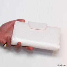 画像6: 限定商品 サメ革 財布 シャークスキン 長財布 ラウンドファスナー メンズ レディース 本革 鮫革  大容量 本格派向け拘り財布 気仙沼産シャークスキン  ウォレット  ラウンド ジッパー  財布 ヌメ レザーウォレット ロングウォレット バイカー 牛革 紳士 婦人 エコレザー認定 (6)