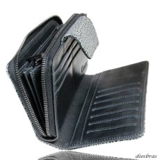 画像5: 限定商品 サメ革 財布 シャークスキン 長財布 ラウンドファスナー メンズ レディース 本革 鮫革  大容量 本格派向け拘り財布 気仙沼産シャークスキン  ウォレット  ラウンド ジッパー  財布 ヌメ レザーウォレット ロングウォレット バイカー 牛革 紳士 婦人 エコレザー認定 (5)