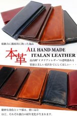 画像2: 長財布 二つ折り財布 メンズ レザーウォレット イタリアンレザー 革財布 本革 レザー ラウンドジッパー ウォレット ハンドメイド 牛革 レディース おしゃれ スリム メンズ 長財布 長サイフ 男性 女性 財布 ネイビー プレゼント ファスナー 赤 黒 カード収納 大人気 (2)