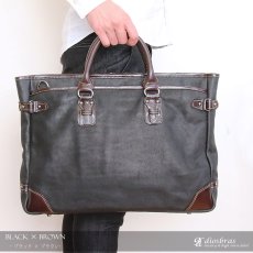 画像13: 革 トートバッグ ビジネスバッグ レザー 牛革 トートバッグ メンズ ショルダーバック 本革 ブリーフケース バッグ 本革 鞄 男性 ギフト 旅行 通勤 小銭入れ A4ファイル A4サイズ 軽量 軽い 大容量 レディース　最高級カーフスキン プレゼントに大人気ＰＵレザーにはない質感 (13)