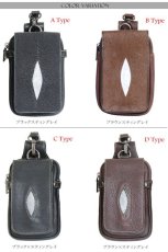 画像2: ウエストポーチ ウエストバッグ ヒップバッグ 本革 ベルトポーチ メンズ アイコスケース付き　IQOS ヒップバック ハンドメイド レザー|ウォレットホルダー 牛革 誕生日 ウェストポーチ バッグ ベルト通しウエストバッグ ウエストポーチ ポーチ 彼氏のプレゼントにおススメ (2)