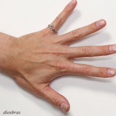 画像3: 【シルバーリング】【アラベスクリング】【シルバーアクセサリー】フリーサイズ ウエーブ シンプル アラベスク シルバーアクセサリー メンズ シルバーリング 指輪 シルバー925 メンズアクセサリー (3)