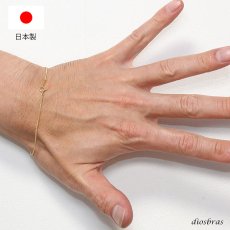 画像6: k18 18金 喜平チェーンブレス 1mm幅 キヘイ あずきチェーン ブレス ブレスレット アズキチェーン ゴールド メンズ レディース 日本製 (6)