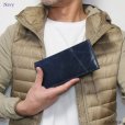 画像8: 長財布 二つ折り財布 極薄 メンズ レザーウォレット イタリアンレザー 革財布 本革 レザー ラウンドジッパー ウォレット ハンドメイド 牛革 レディース おしゃれ スリム メンズ 長財布 長サイフ 男性 女性 財布 ネイビー プレゼント ファスナー 赤 黒 カード収納 大人気