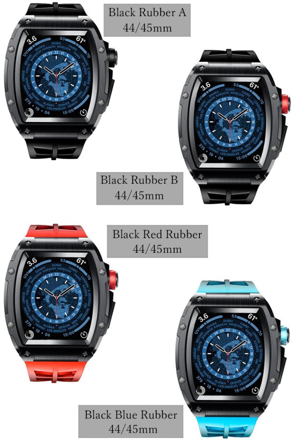 画像3: apple watch アップルウォッチ  バンド ステンレス ケース　カバー 一体型 バンド ラバー 高級ベルト ケースバンド メンズ ベルト ステンレス 44mm  45mm 一体型 おしゃれ 腕時計  クロコダイル レザーストラップ  Series4/5/6/7/8/SE