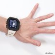 画像6: apple watch アップルウォッチ ウルトラ ULTRA 49mm 44mm 45mm  カーボンファイバー バンド ステンレス ケース　カバー 一体型 バンド ラバー 高級ベルト ケースバンド メンズ ステンレス 一体型 おしゃれ 腕時計 レザーストラップ  Series4/5/6/7/8/SE