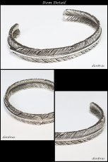 画像2: 【シルバーバングル】【シルバーアクセサリー】イーグル フェザー ホイール メンズ ブレスレット シルバー925 メンズアクセサリー プレゼントに人気 送料無料【diosbras-ディオブラス-】 (2)