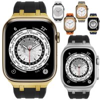 アップルウォッチ 高級 バンド シリコン スポーツ ラバーバンド apple watch バンド アップルウォッチバンド 42mm 44mm 45mm 49mm  6 /7/8/ULTRA/SE おしゃれ かわいい レディース バンド くすみカラー