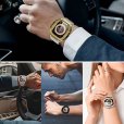 画像13: apple watch アップルウォッチ ウルトラ ULTRA 49mm  バンド ステンレス ケース　カバー 一体型 バンド ラバー 高級ベルト ケースバンド メンズ ベルト ステンレス 44mm 40mm 45mm 一体型 おしゃれ 腕時計 クロコダイル レザーストラップ  Series4/5/6/7/8/SE