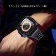 画像7: apple watch アップルウォッチ ウルトラ ULTRA 49mm  バンド ステンレス ケース　カバー 一体型 バンド ラバー 高級ベルト ケースバンド メンズ ベルト ステンレス 44mm 40mm 45mm 一体型 おしゃれ 腕時計 クロコダイル レザーストラップ  Series4/5/6/7/8/SE