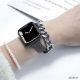 画像7: アップルウォッチ バンド アップルウォッチ ベルト レザーベルト 二重巻 Apple Watch series9 8 7 6 5 4 3 2 1 SE スタッズ ダブルループ 38 40 41mm 42 44mm 45mm 49mm対応 キラキラ おしゃれ くすみカラー 女性人気 デザインバンド