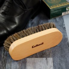 画像4: コロニル coiionil 馬毛ブラシ レザーケア用品　ブナ ブラウン ブラシ 馬毛 馬毛製 お手入れ レザーケア 革 手入れ ブラッシング用 ホコリ落とし 汚れ落とし クリーニング 仕上げ磨き ポリッシング 靴磨き シューケア 革用ブラシ (4)