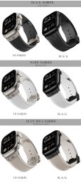 画像4: アップルウォッチ 高級 バンド シリコン スポーツ ラバーバンド apple watch バンド アップルウォッチバンド 44mm 45mm 46mm 49mm  6 /7/8/ULTRA/SE おしゃれ かわいい レディース バンド くすみカラー