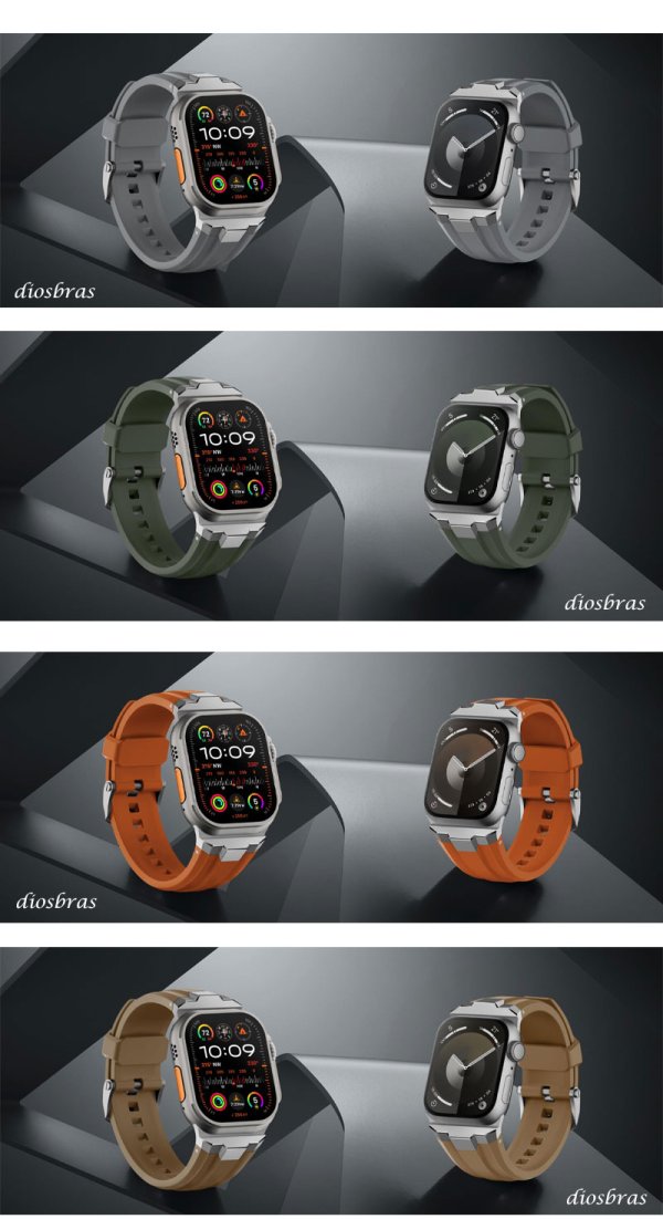 画像10: アップルウォッチ 高級 バンド シリコン スポーツ ラバーバンド apple watch バンド アップルウォッチバンド 42mm 44mm 45mm 49mm  6 /7/8/ULTRA/SE おしゃれ かわいい レディース バンド くすみカラー